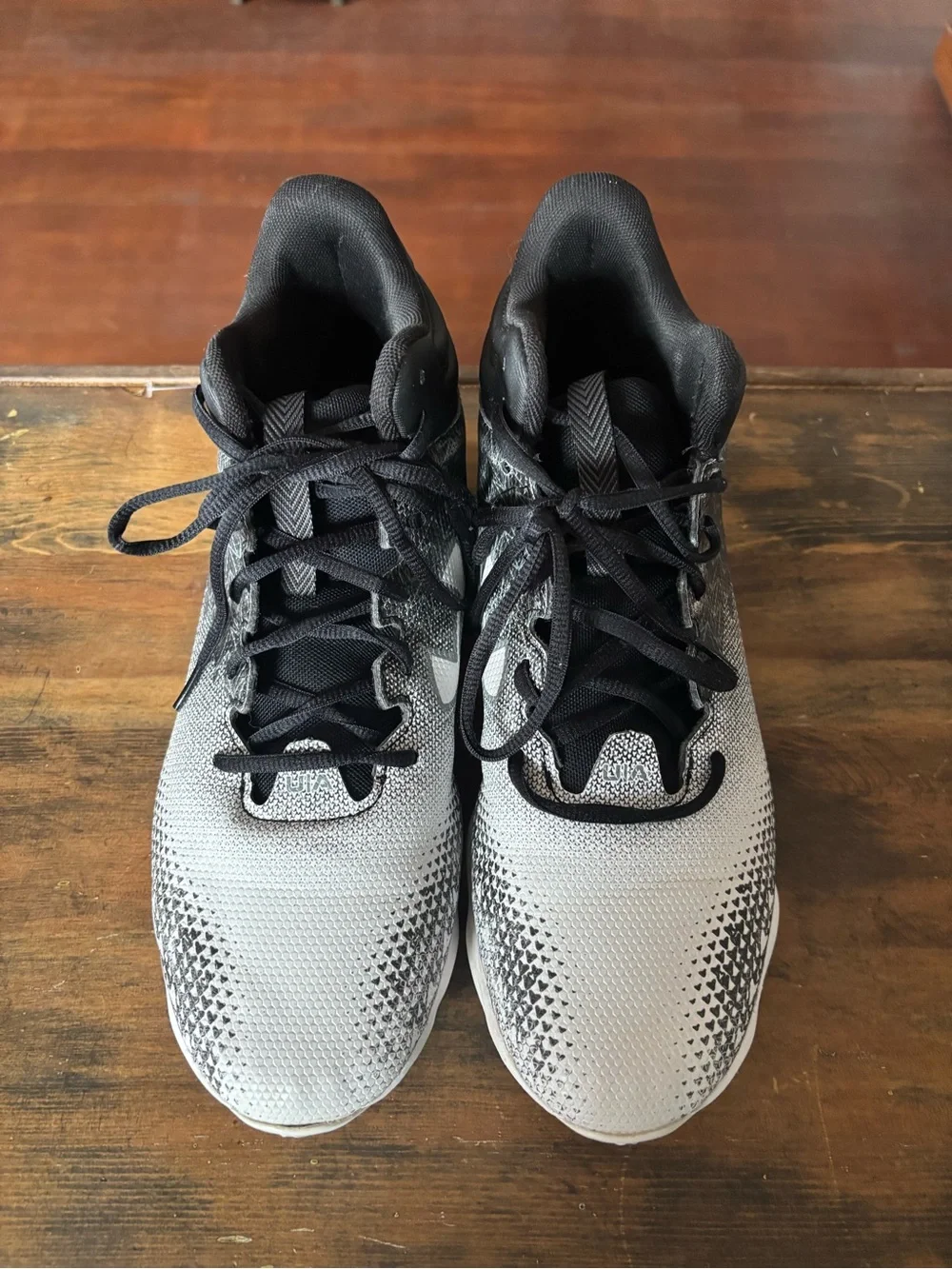 Under Armour Men’s Black and White Athletic Cleats